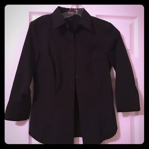 Black Button Up Blouse